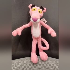 Vintage 2004 The Pink Panther 11” Poseable Arms & Legs Plush Stuffed Animal Toy